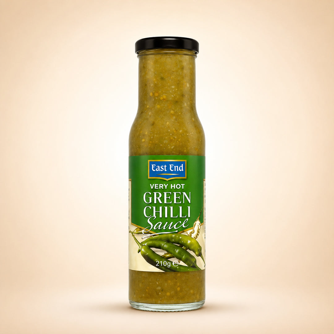 East End Very Hot Green Chilli Sauce 260 g (Pack of 6)