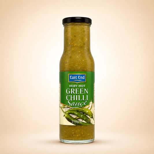 East End Very Hot Green Chilli Sauce 260 g (Pack of 6)