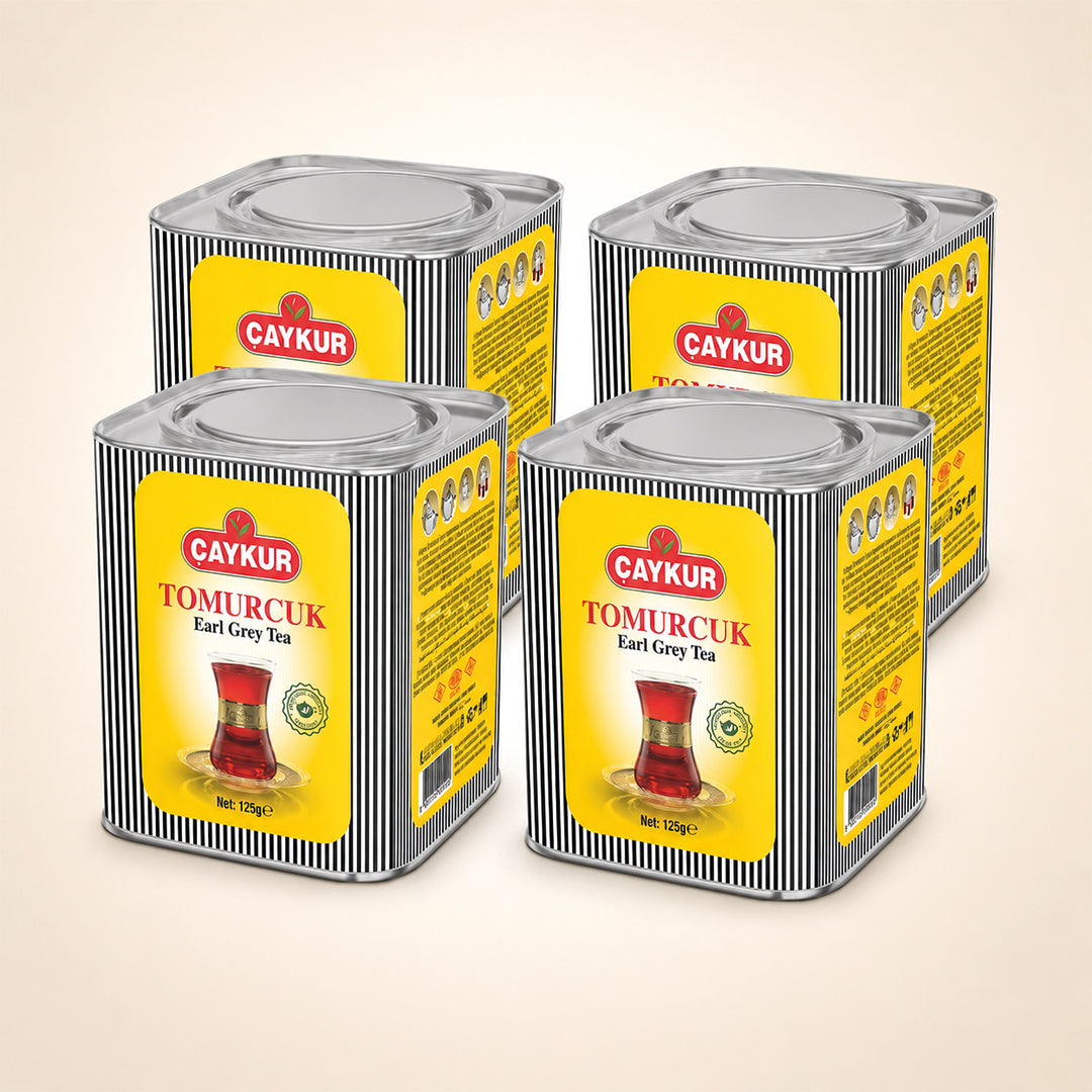Caykur Tomurcuk, Earl Grey Tee, 4er Pack (4 x 125 g)