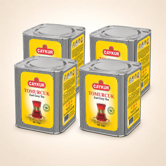 Caykur Tomurcuk, Earl Grey Tee, 4er Pack (4 x 125 g)