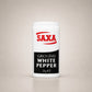 Saxa Ground White Pepper 25g (Pack of 12 x 25g)