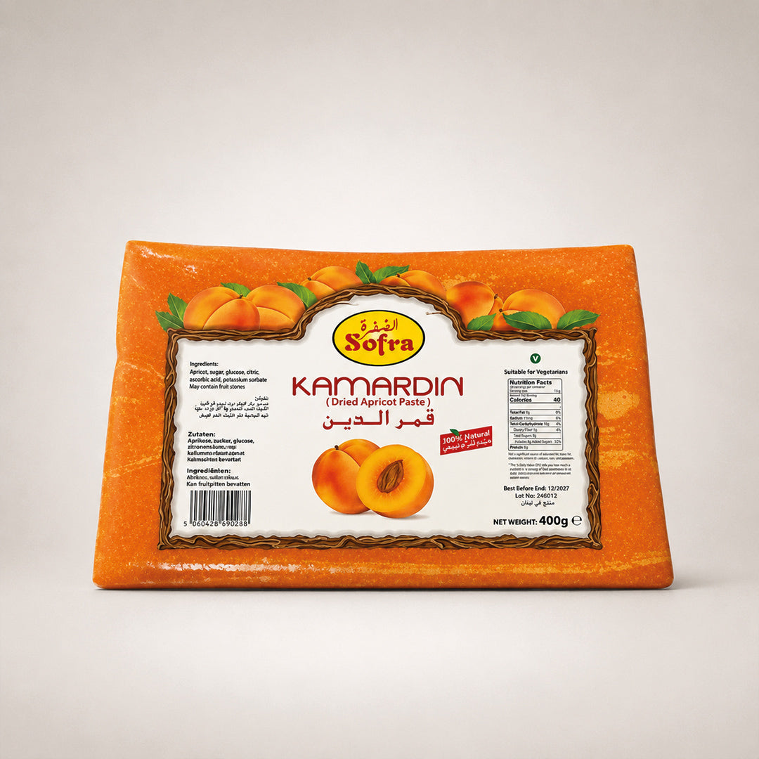 Lebanese Dried Apricot Paste - Qamar Al-Deen/Kamardin