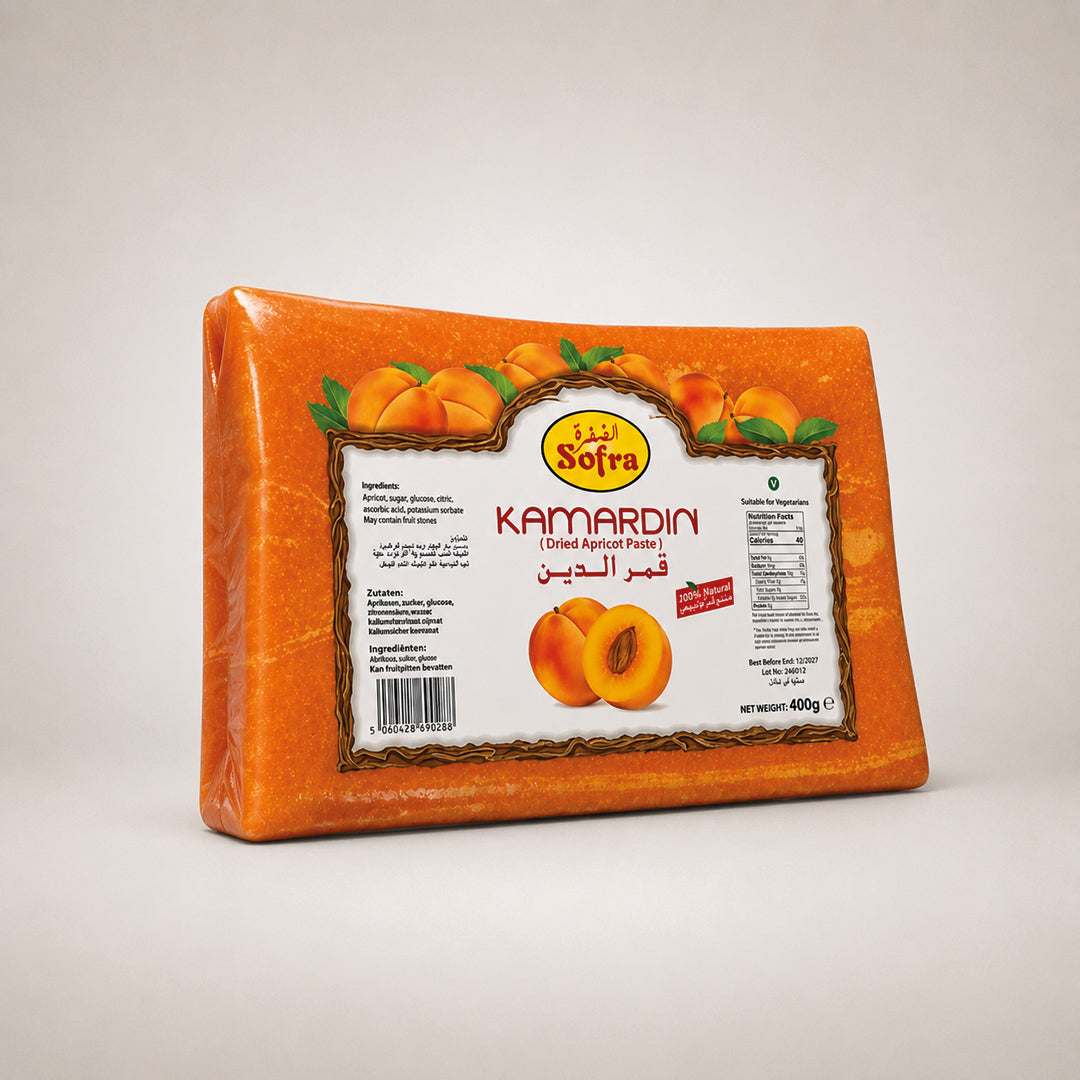 Lebanese Dried Apricot Paste - Qamar Al-Deen/Kamardin