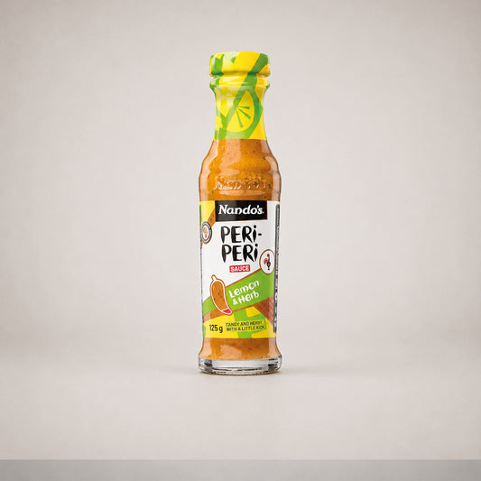 Nando's Lemon & Herb Peri-Peri Sauce 125g - Pack of 2