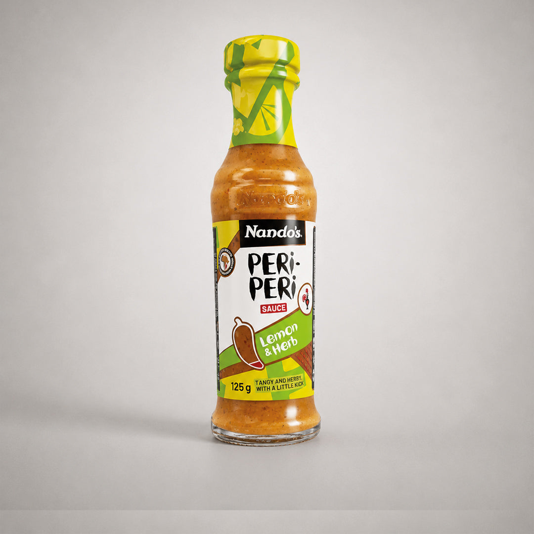 Nando's Lemon & Herb Peri-Peri Sauce 125g - Pack of 2