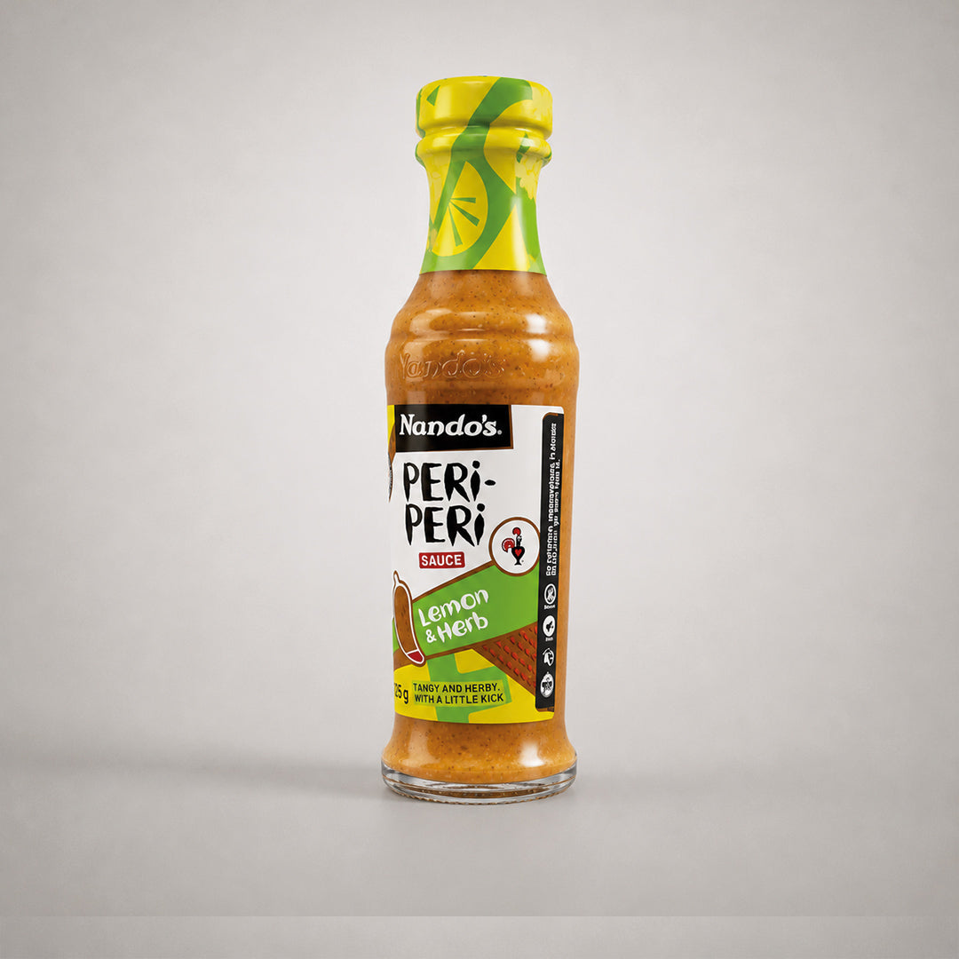 Nando's Lemon & Herb Peri-Peri Sauce 125g - Pack of 2