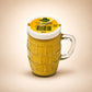 Kuhne Traditional Smooth & Mild German Mustard in Beer Mug Glass Jar 250 ml x 2