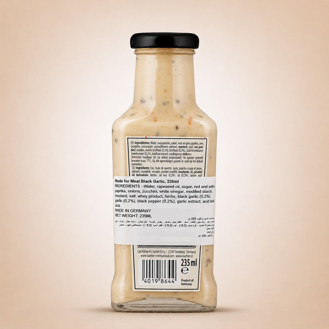 Kuhne Made for Meat Black Garlic Sauce 235 ml