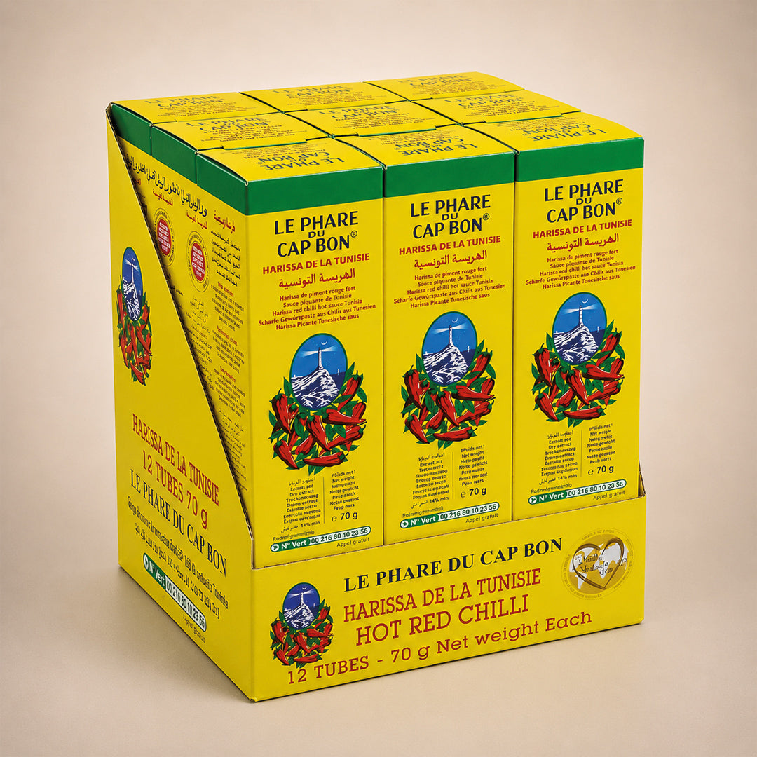 HARISSA 70g TUBE FROM TUNISIA - 12 TUBES