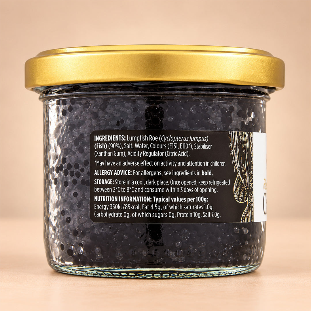 Lumpfish Caviar Black 100g (Pack of 1)