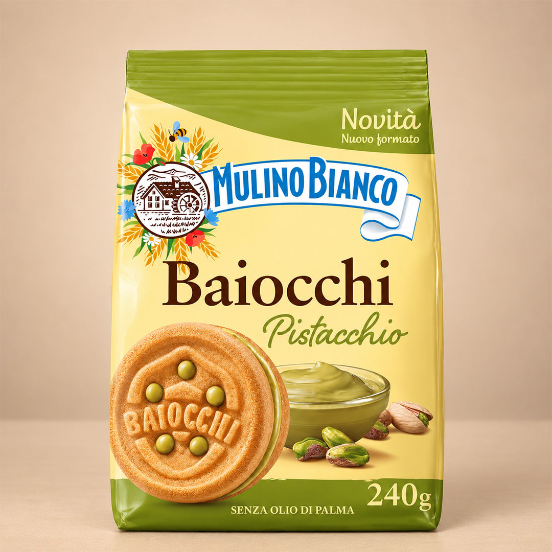 Mulino Bianco Baiocchi Pistachio 240g