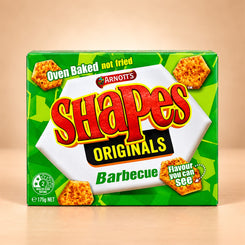 Arnott's Shapes Barbeque Flavoured Biscuits, 175 g