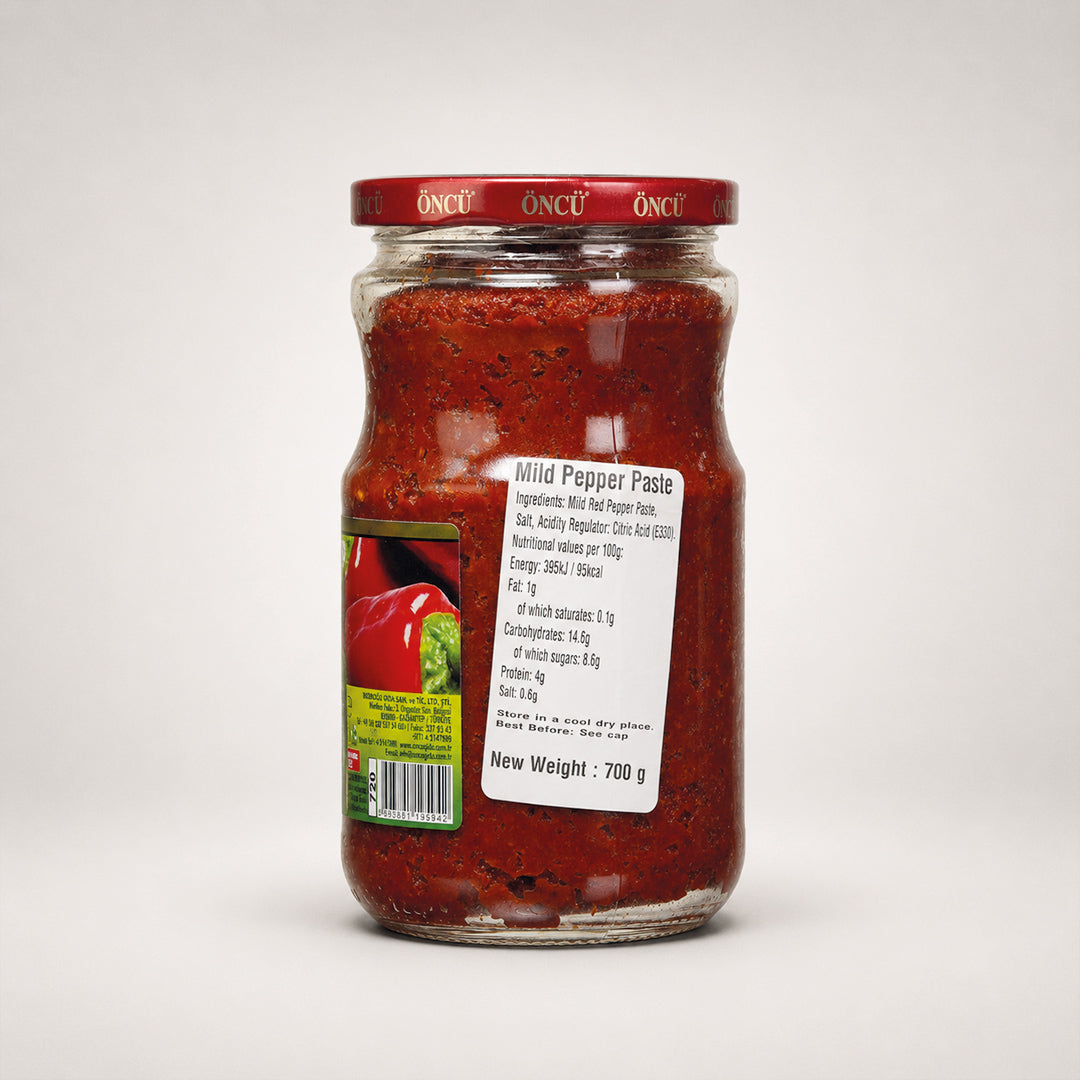 Oncu Mild Red Pepper Paste - 700gr Jar