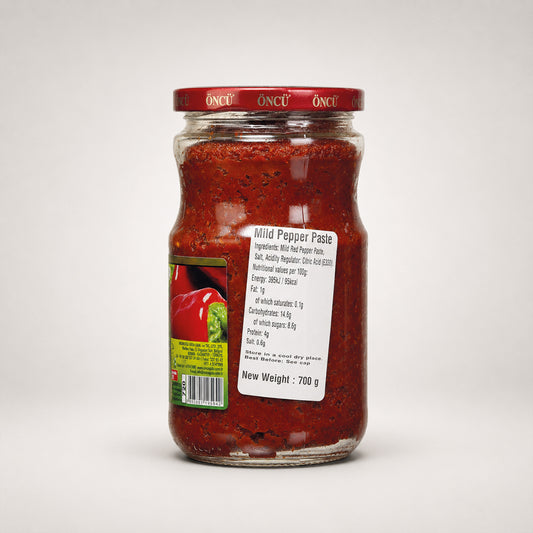 Oncu Mild Red Pepper Paste - 700gr Jar