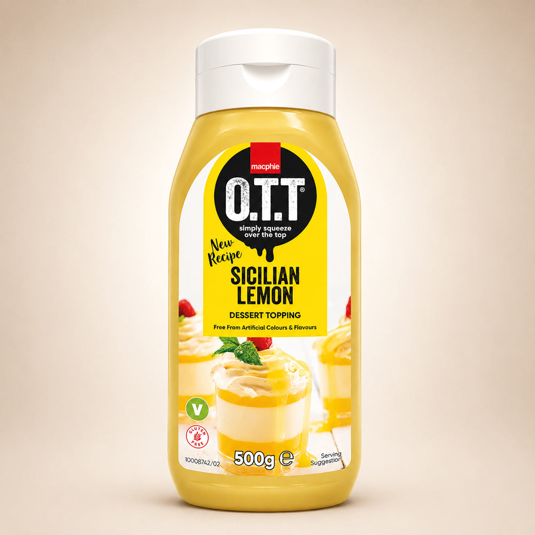Macphie - OTT Sicilian Lemon Dessert Topping Sauce 500g