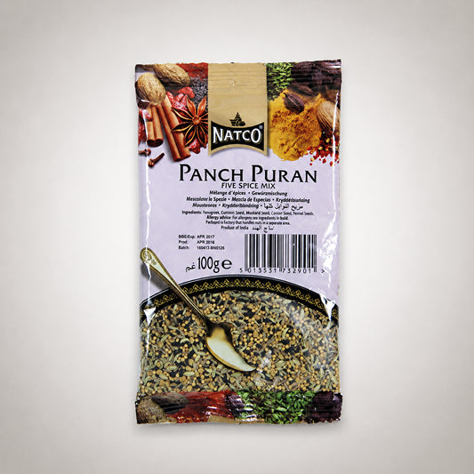 Natco Panch Puran (Five Spice Mix) 100g (Pack of 2)