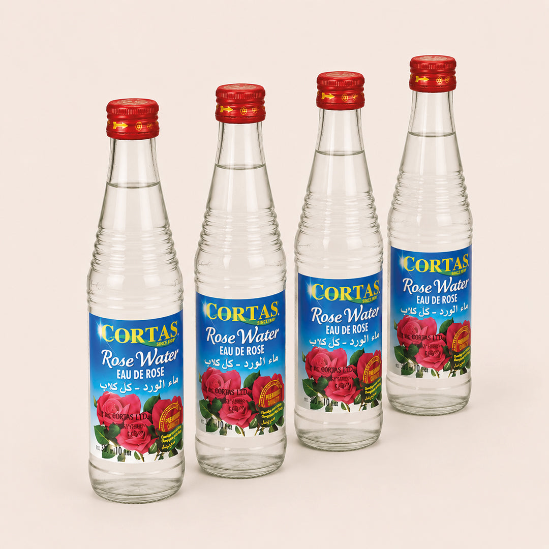 Rose Water, Cortas, 4 x 300ml