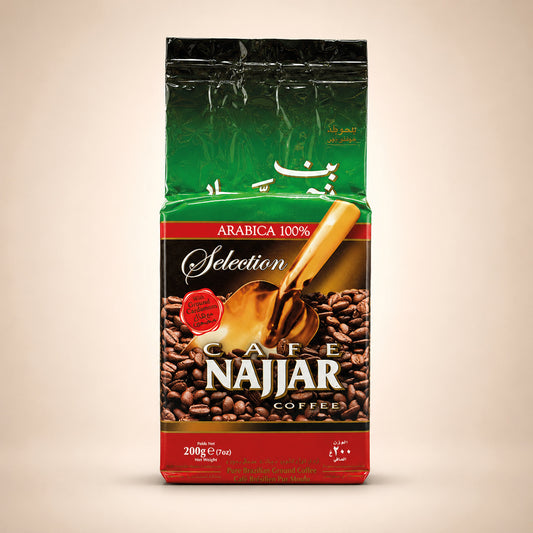 Najjar Arabica Coffee with Ground Cardamom 200g (6 Pack)