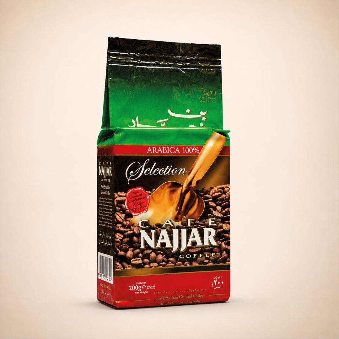 Najjar Arabica Coffee with Ground Cardamom 200g (6 Pack)