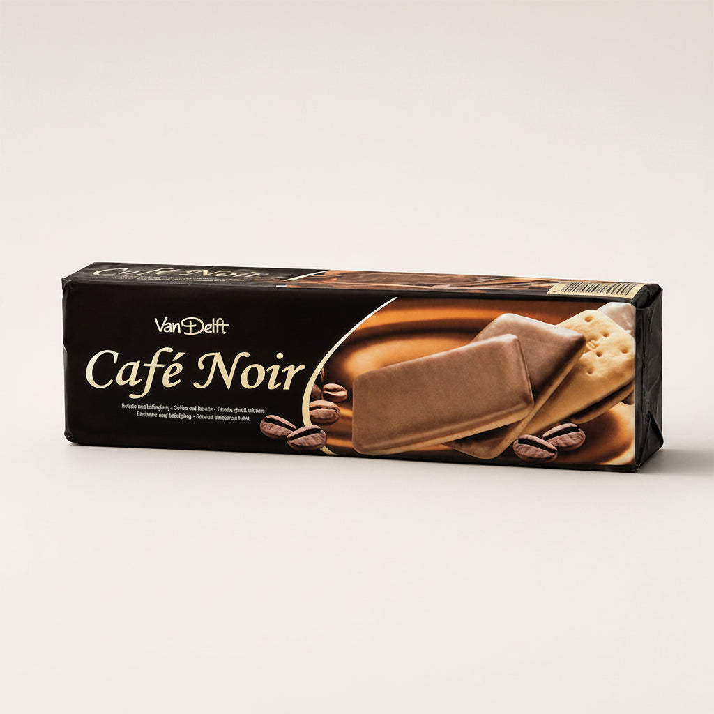 Van Delft - Caf鑼�Noir Biscuits 200g - (Pack of 6)