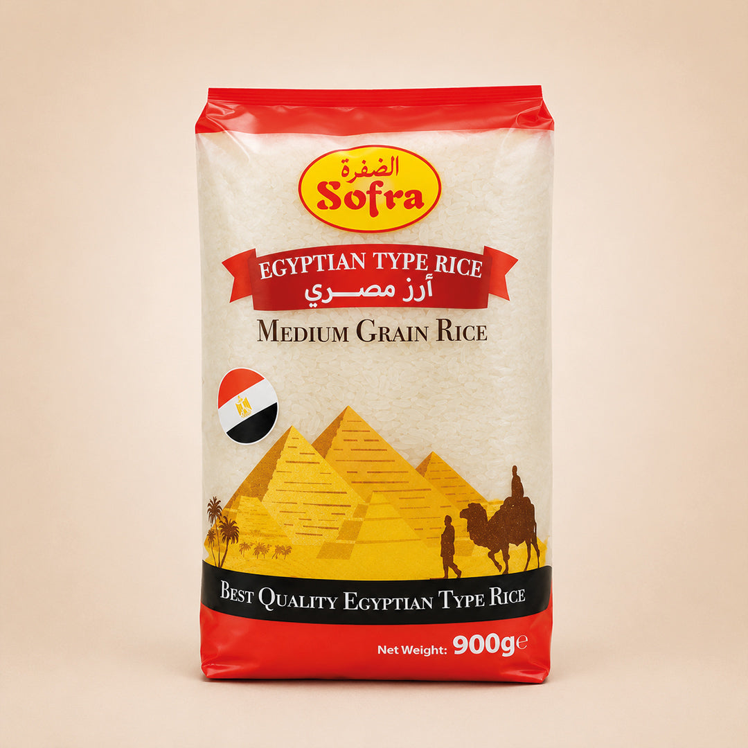 Egyptian Rice Medium Grain Rice Sofra 900g