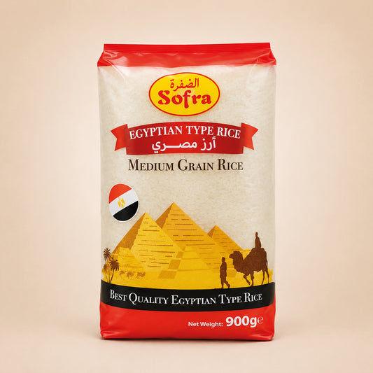 Egyptian Rice Medium Grain Rice Sofra 900g