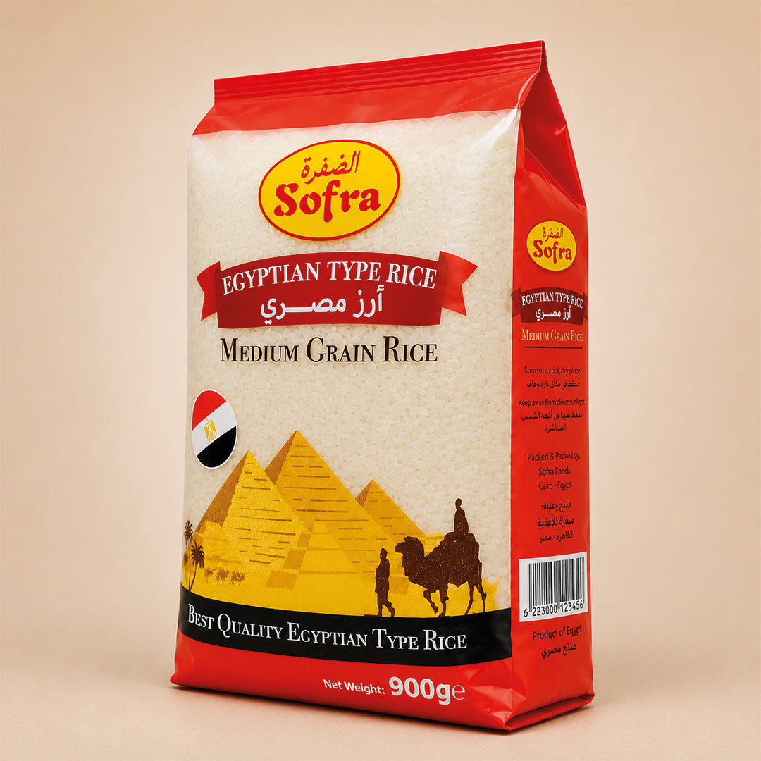 Egyptian Rice Medium Grain Rice Sofra 900g