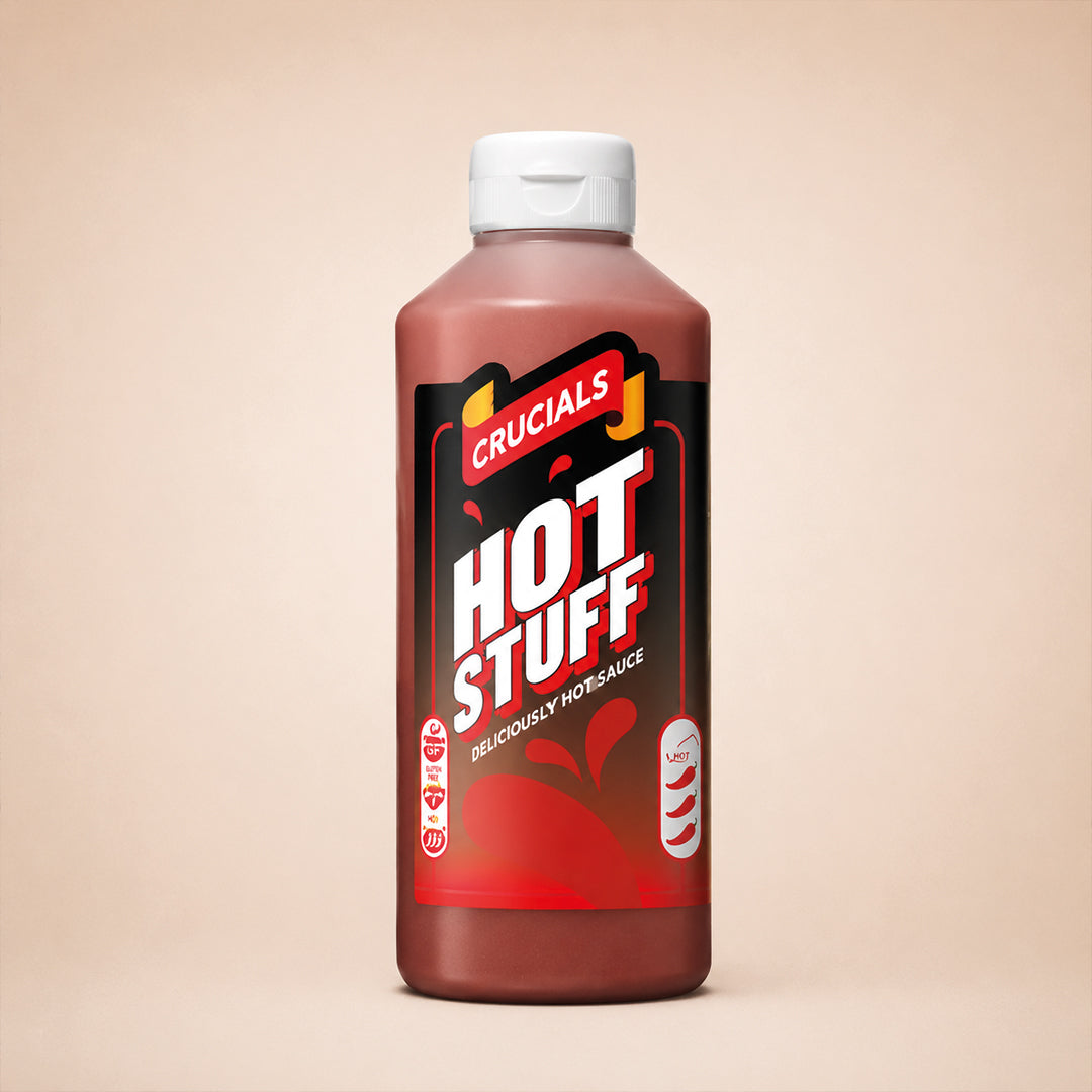Crucials Hot Stuff Sauce 500ml (6 Pack)