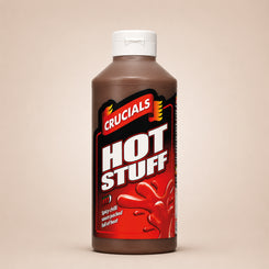 Crucials Hot Stuff Sauce 500ml (3 Pack)