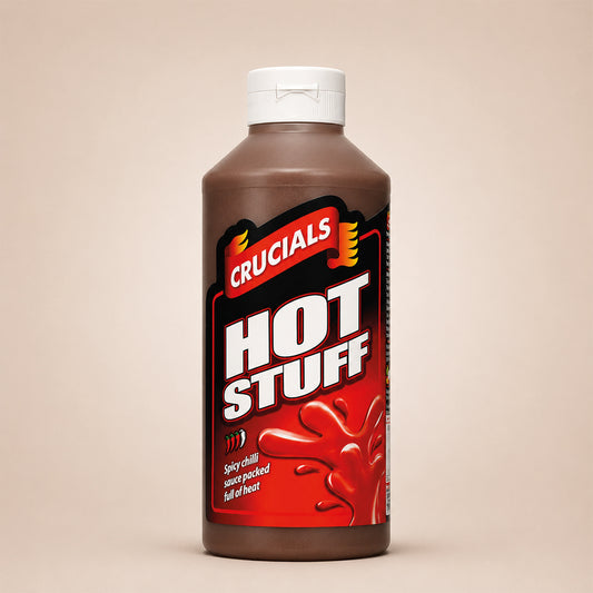 Crucials Hot Stuff Sauce 500ml (3 Pack)