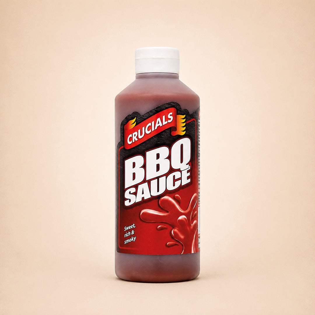 Crucials 5 Pack Sauces | BBQ Sweet Chilli Spicy Mayo Garlic Burger 500ml x 5