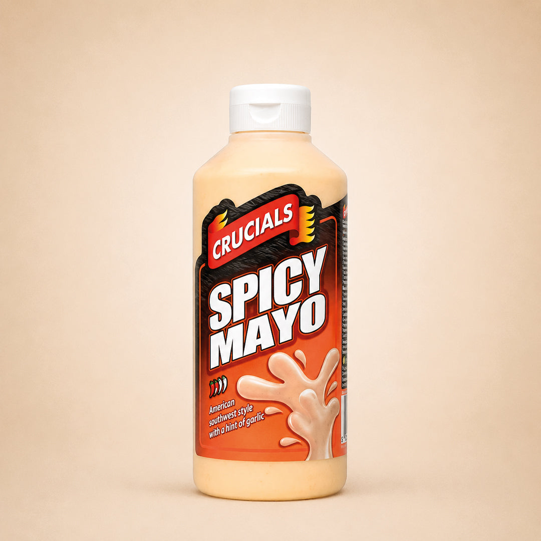 Crucials 5 Pack Sauces | BBQ Sweet Chilli Spicy Mayo Garlic Burger 500ml x 5