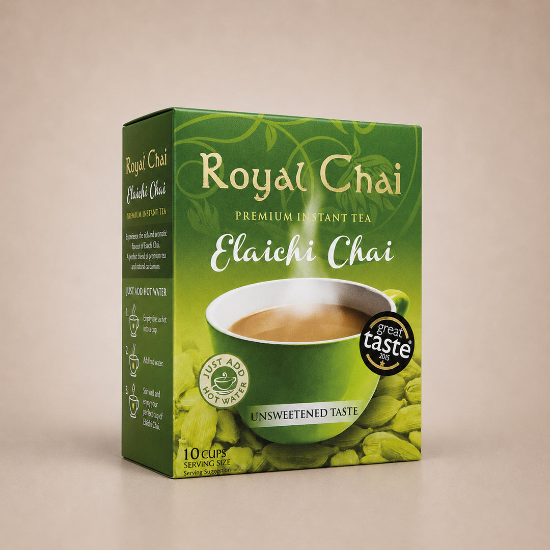 Royal Tea Elaichi Chai Sweetened Tub 400g