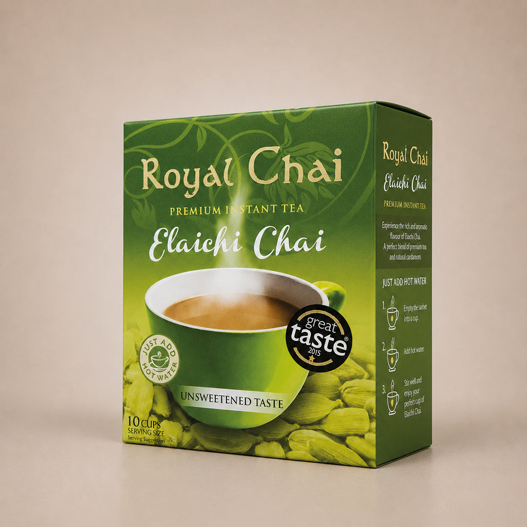 Royal Tea Elaichi Chai Sweetened Tub 400g