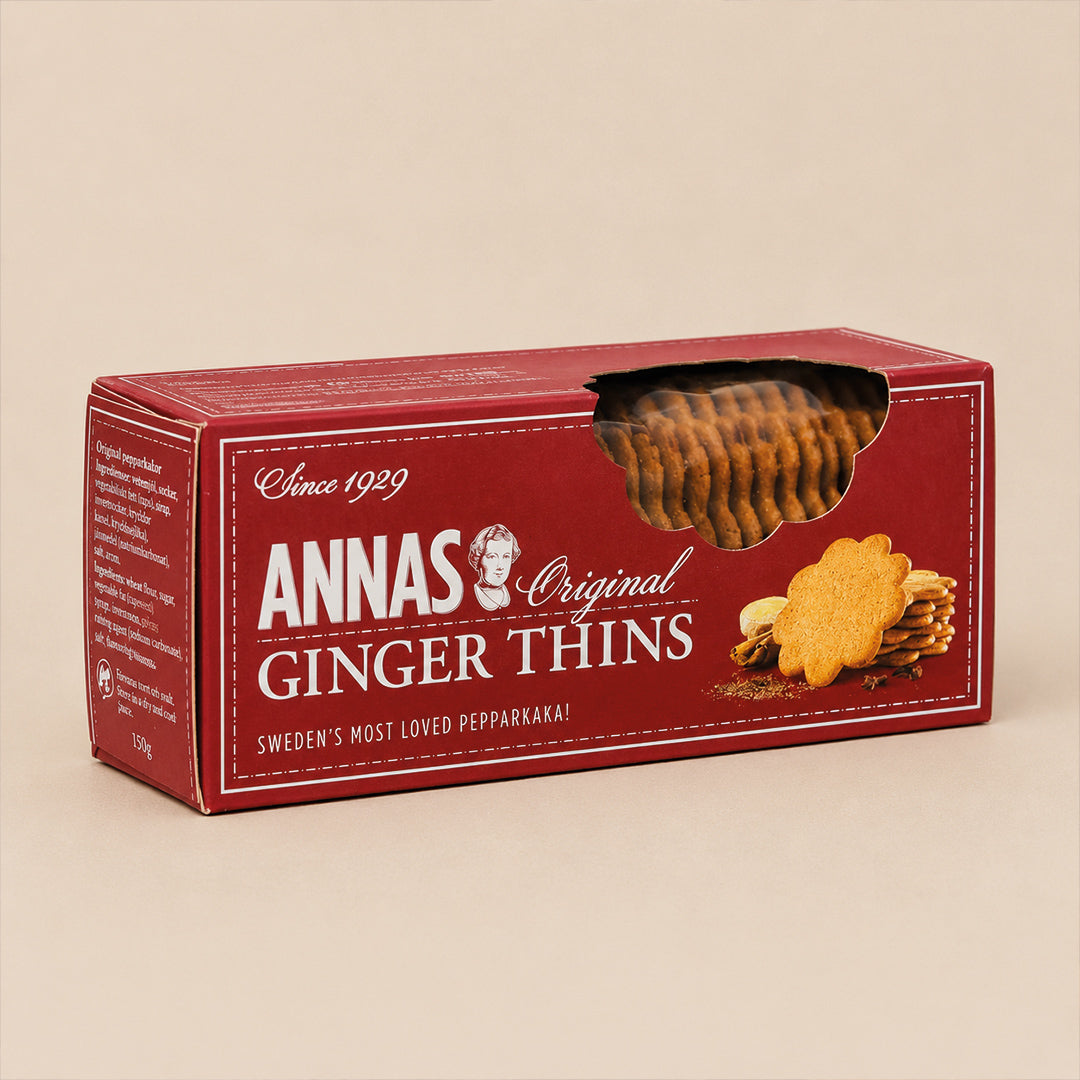 Annas Original Ginger Thins 150g