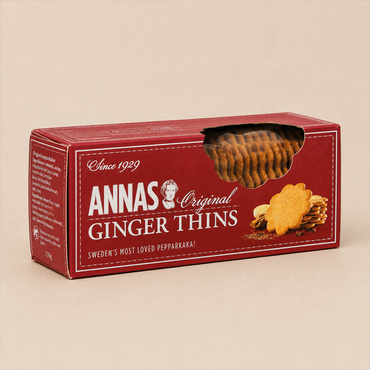 Annas Original Ginger Thins 150g