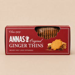Annas Original Ginger Thins 150 g (Pack of 4)