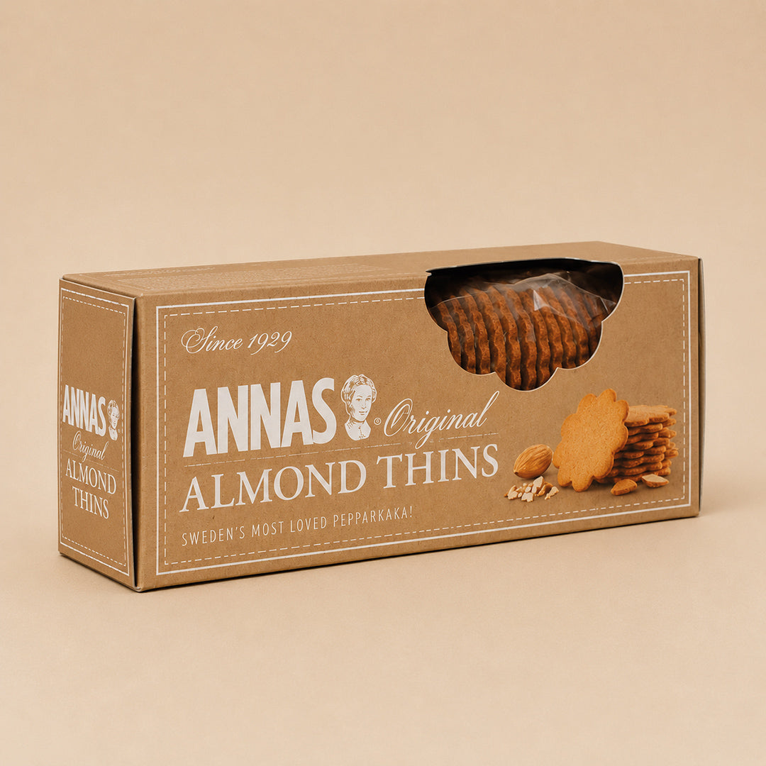 Annas Traditional Swedish Thins (Almond Thins 3 x 150g)